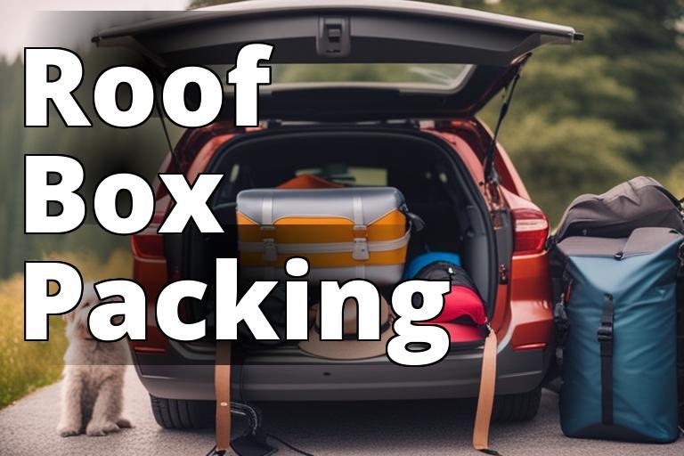 A family loading a roof box with various items such as luggage