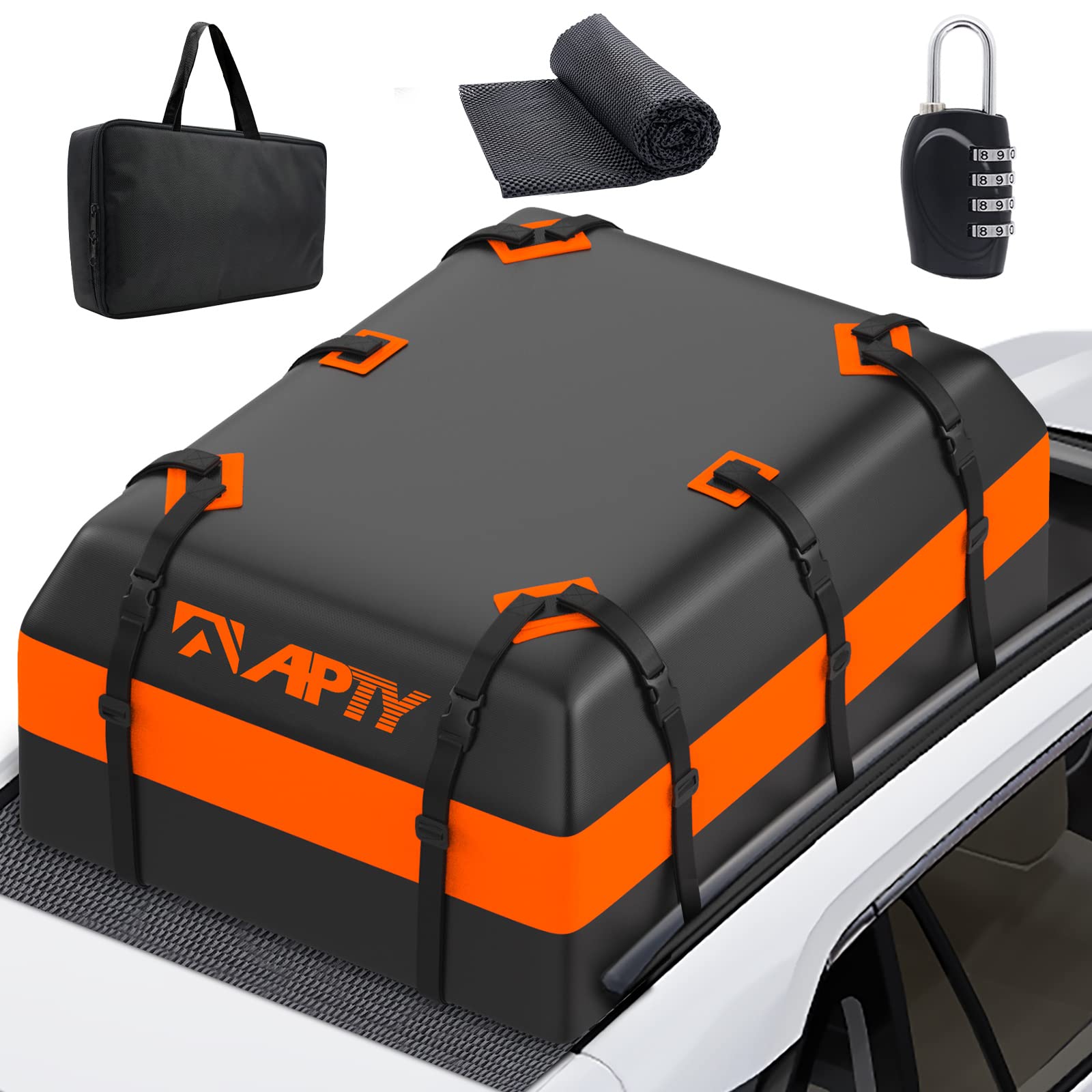 APTY 21 Cubic Feet Car Rooftop Cargo Bag Carrier